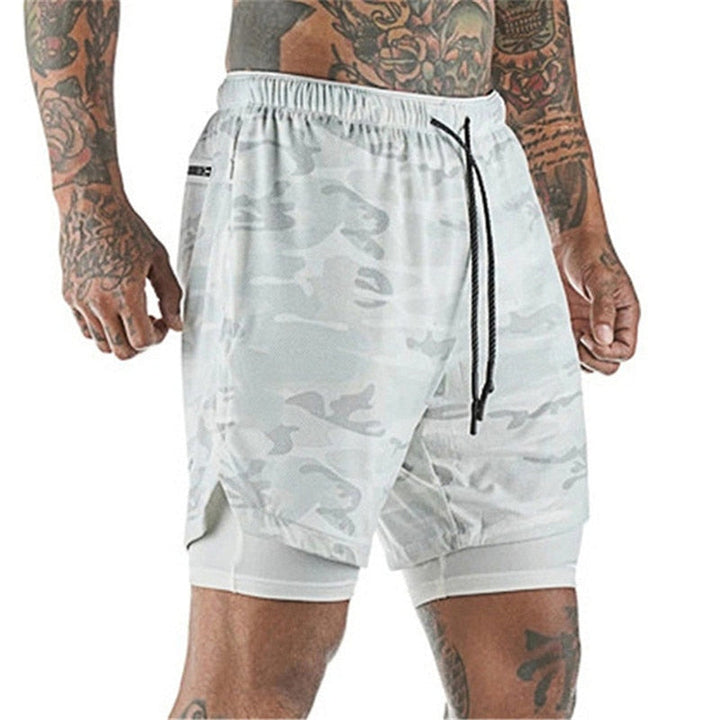 Short 2 em 1 Masculino Com Bolso - Bermuda De Corrida Lanus Store 