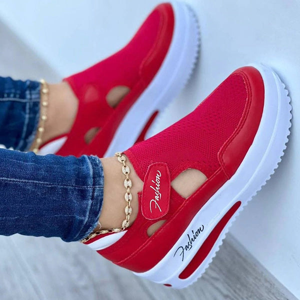 Tênis Feminino Ortopédico Tommy Fashion - Tênis Plataforma Lanus Store Vermelho 33 