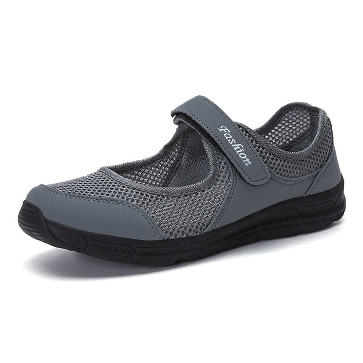 Tênis Feminino Para Caminhada e Corrida Confortável Lanus Store Cinza Escuro 33 
