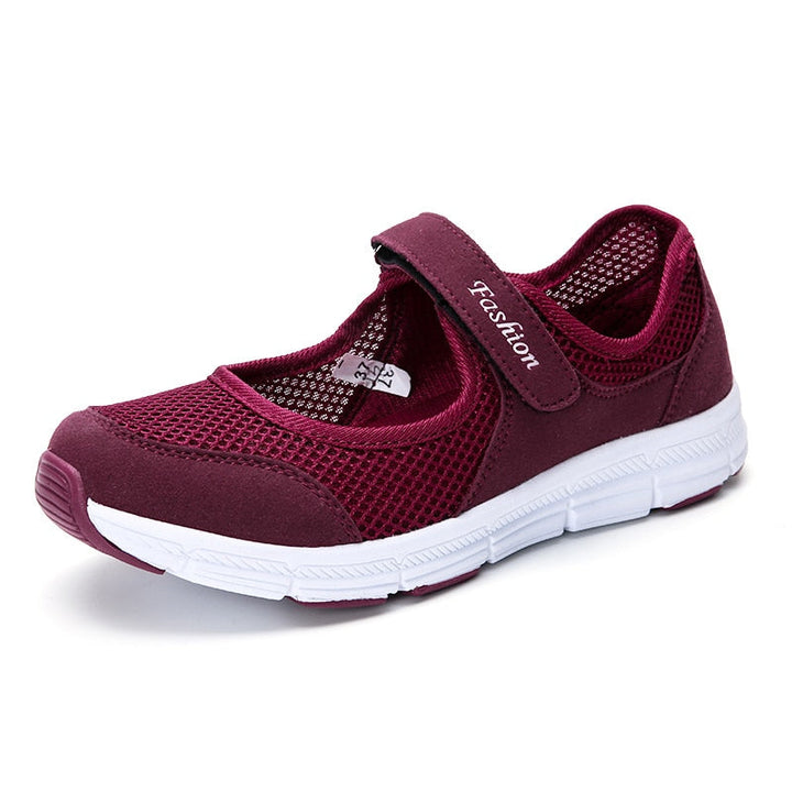 Tênis Feminino Para Caminhada e Corrida Confortável Lanus Store Vermelho 33 
